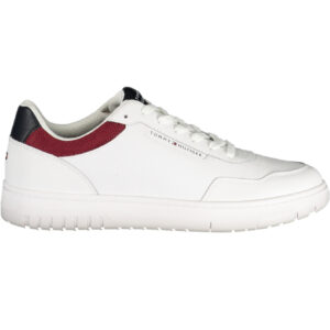TOMMY HILFIGER MEN'S WHITE SPORTS SHOES TOMMY HILFIGER