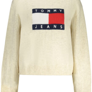 TOMMY HILFIGER WOMEN'S BEIGE SWEATER TOMMY HILFIGER