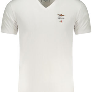 AERONAUTICA MILITARE MEN'S WHITE OUTDOOR T-SHIRT AERONAUTICA MILITARE