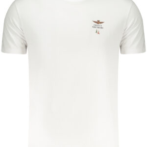 AERONAUTICA MILITARE MEN'S WHITE OUTDOOR T-SHIRT AERONAUTICA MILITARE