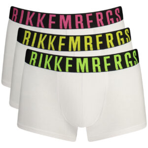 BIKKEMBERGS MEN'S WHITE BOXER BIKKEMBERGS