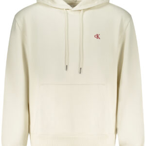 CALVIN KLEIN MEN'S ZIP-UP SWEATSHIRT WHITE CALVIN KLEIN