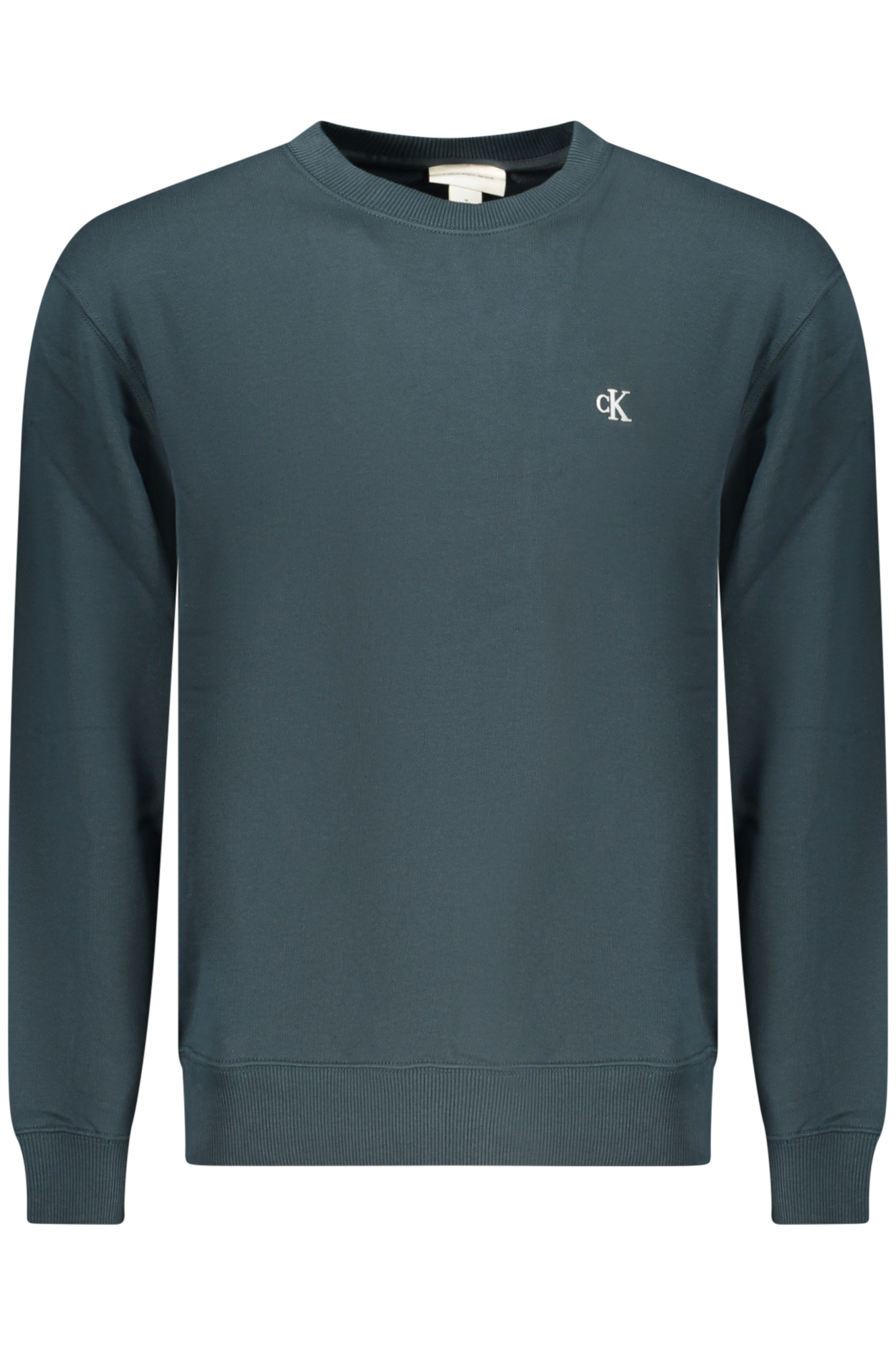 CALVIN KLEIN MEN'S BLUE ZIP-UP SWEATSHIRT CALVIN KLEIN