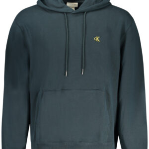 CALVIN KLEIN MEN'S BLUE ZIP-UP SWEATSHIRT CALVIN KLEIN