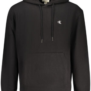 CALVIN KLEIN MEN'S BLACK ZIP-UP SWEATSHIRT CALVIN KLEIN