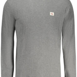 CALVIN KLEIN MEN'S GREY SWEATER CALVIN KLEIN