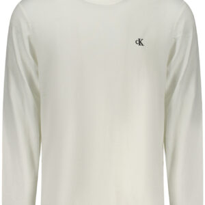 CALVIN KLEIN MEN'S LONG-SLEEVE T-SHIRT WHITE CALVIN KLEIN