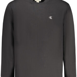 CALVIN KLEIN MEN'S LONG-SLEEVED T-SHIRT BLACK CALVIN KLEIN