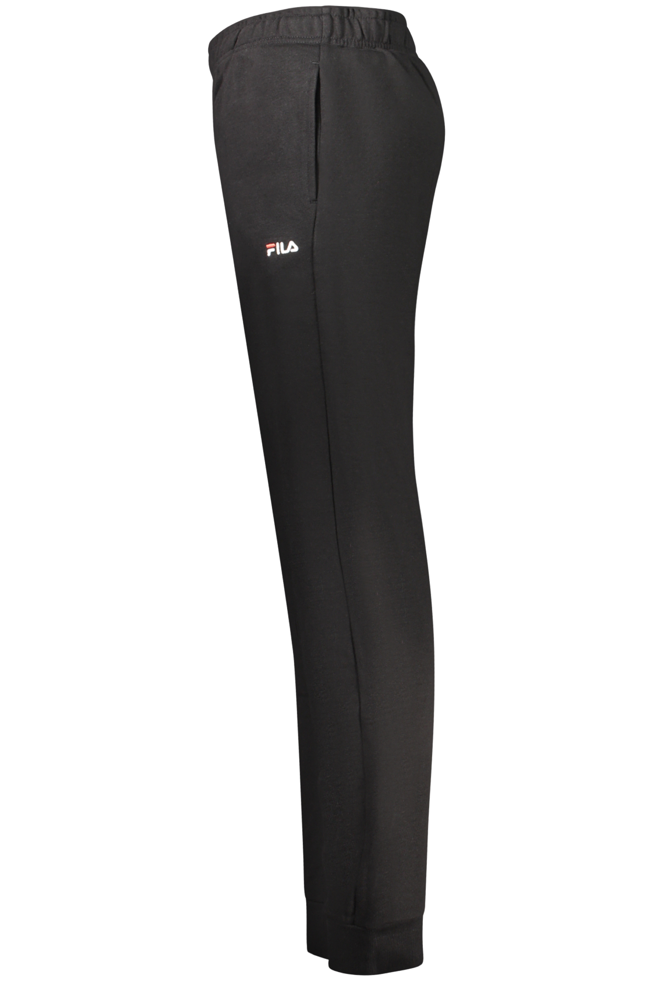 FILA MEN'S BLACK LONG TRACKSUIT PANTS - Image 3