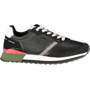 GAS MEN'S BLACK SPORTS FOOTWEAR GAS