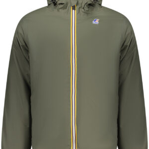 K-WAY MEN'S GREEN JACKET K-WAY