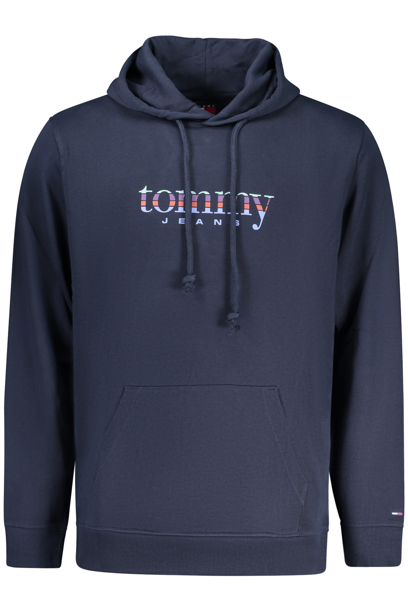 TOMMY HILFIGER MEN'S BLUE ZIP-UP SWEATSHIRT TOMMY HILFIGER