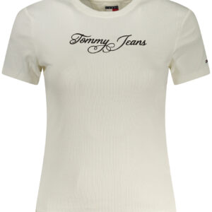 TOMMY HILFIGER WOMEN'S SHORT-SLEEVE T-SHIRT WHITE TOMMY HILFIGER