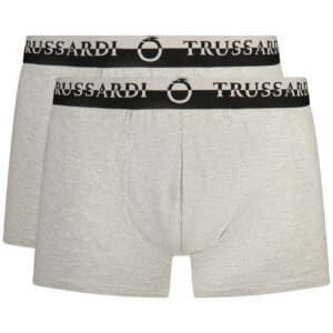 TRUSSARDI MEN'S BOXER SHORTS GREY TRUSSARDI