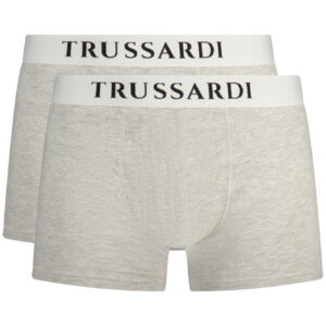 TRUSSARDI MEN'S BOXER SHORTS GREY TRUSSARDI