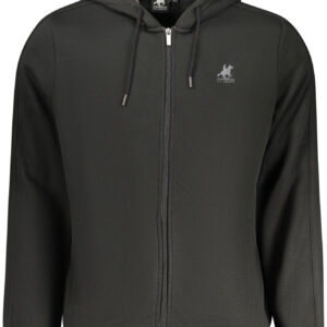 US GRAND MEN'S BLACK ZIP-UP SWEATSHIRT U.S. GRAND