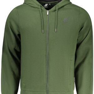 US GRAND MEN'S GREEN ZIP-UP SWEATSHIRT U.S. GRAND