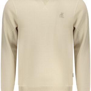 US GRAND MEN'S BEIGE ZIP-UP SWEATSHIRT U.S. GRAND