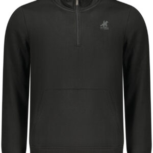 US GRAND MEN'S BLACK ZIP-UP SWEATSHIRT U.S. GRAND