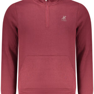 US GRAND MEN'S RED ZIP-UP SWEATSHIRT U.S. GRAND