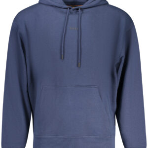 BOSS MEN'S BLUE ZIP-UP SWEATSHIRT BOSS