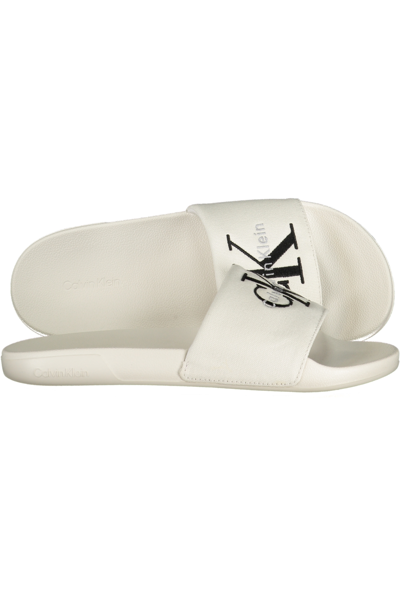 CALVIN KLEIN MEN'S WHITE SLIPPER FOOTWEAR - Image 3