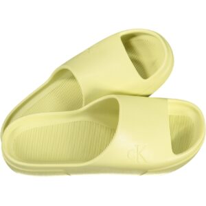 CALVIN KLEIN MEN'S YELLOW SLIPPER FOOTWEAR CALVIN KLEIN