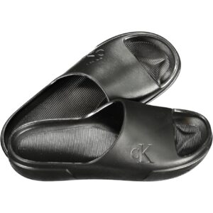 CALVIN KLEIN MEN'S BLACK SLIPPER FOOTWEAR CALVIN KLEIN