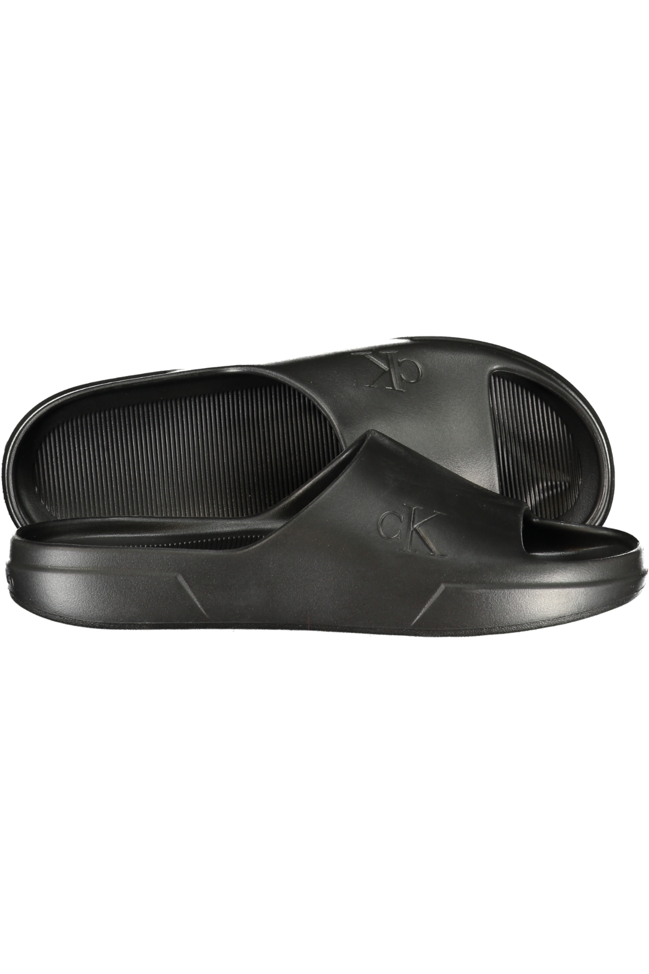 CALVIN KLEIN MEN'S BLACK SLIPPER FOOTWEAR - Image 2