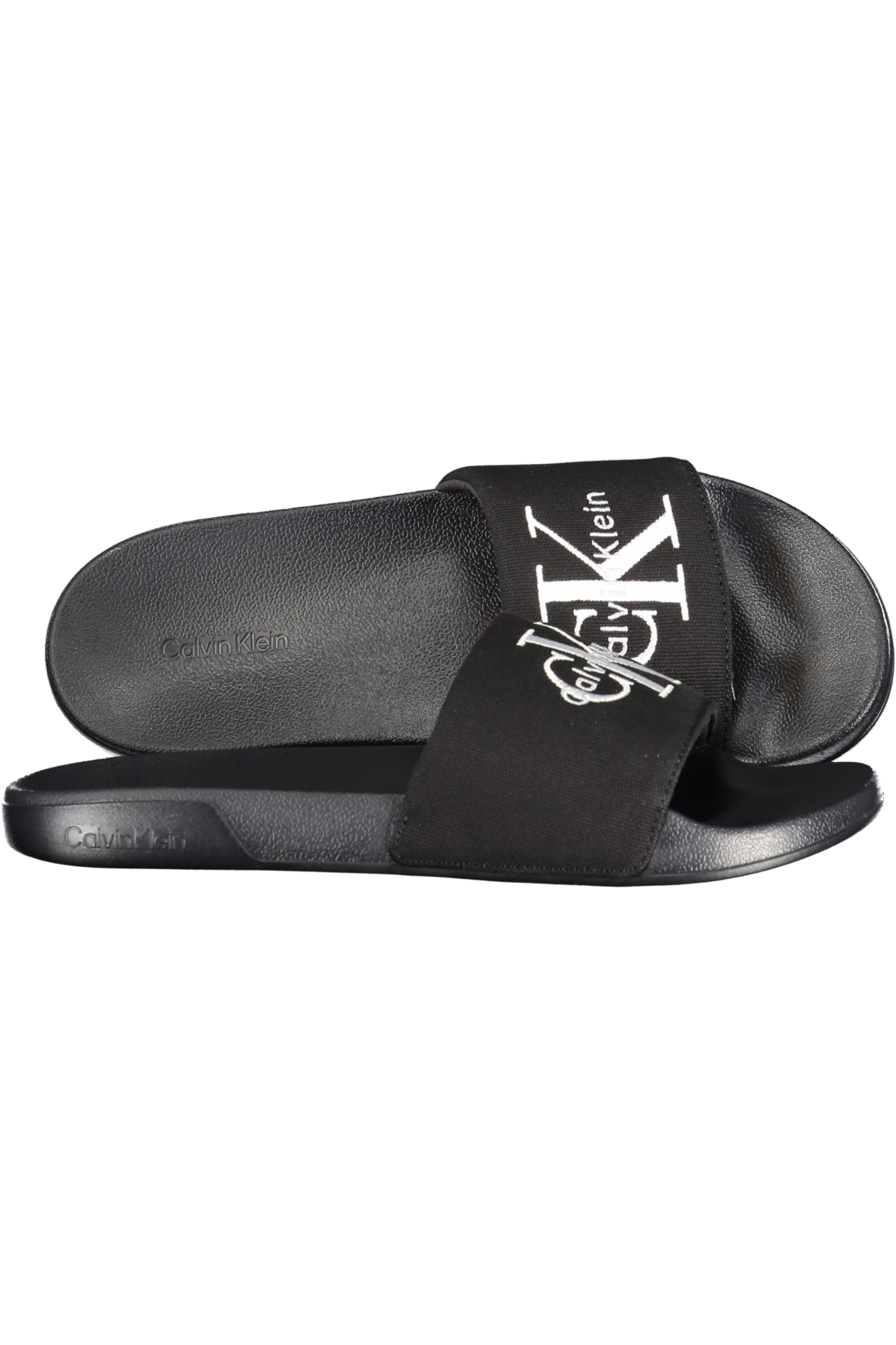 CALVIN KLEIN MEN'S BLACK SLIPPER FOOTWEAR - Image 3