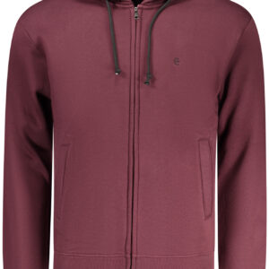 COVERI MOVING MEN'S RED ZIP-UP SWEATSHIRT COVERI MOVING
