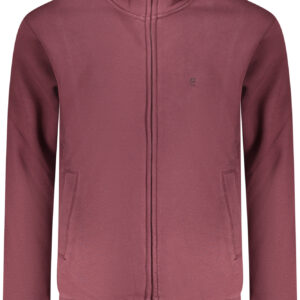 COVERI MOVING MEN'S RED ZIP-UP SWEATSHIRT COVERI MOVING
