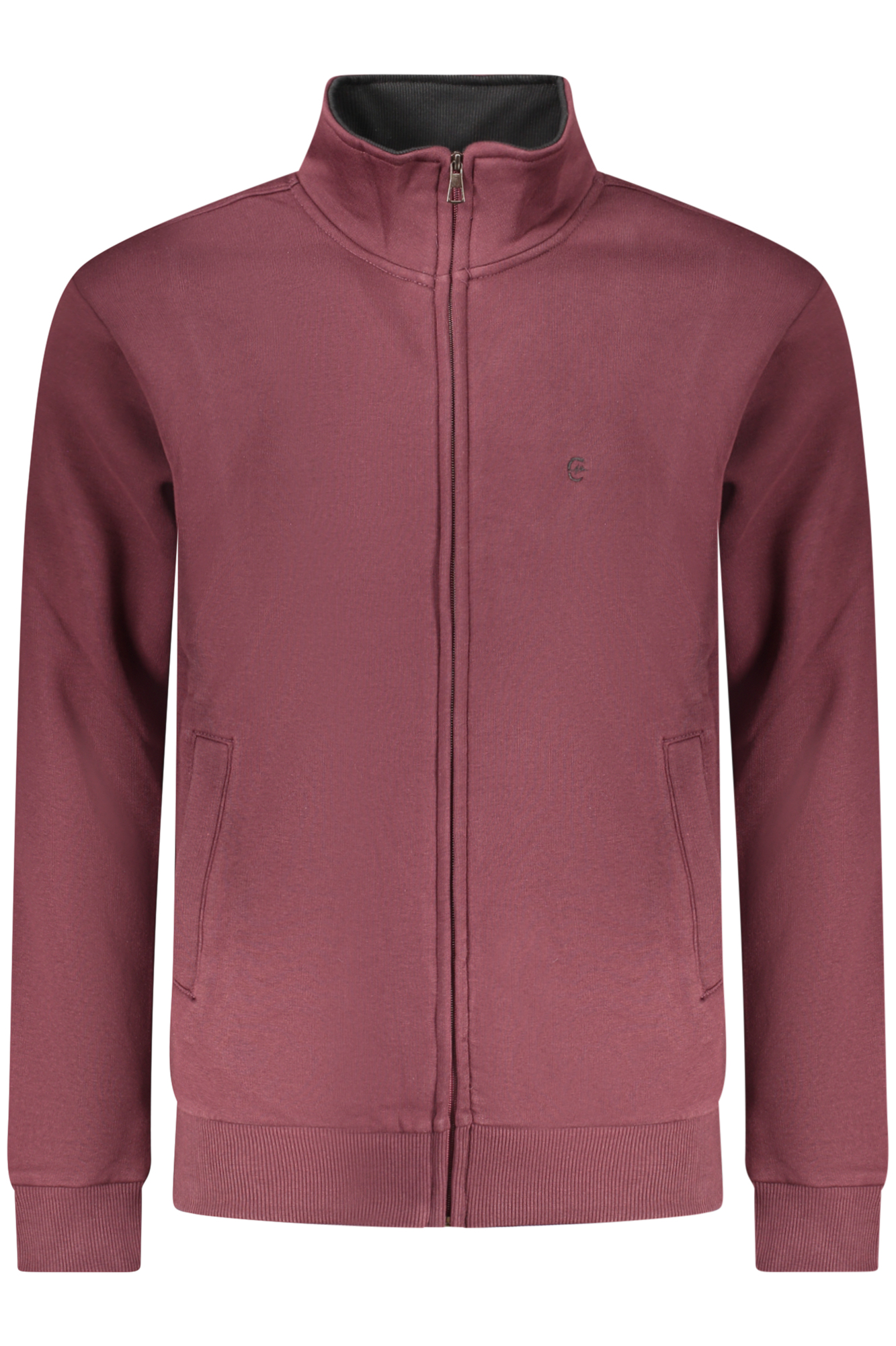 COVERI MOVING MEN'S RED ZIP-UP SWEATSHIRT COVERI MOVING