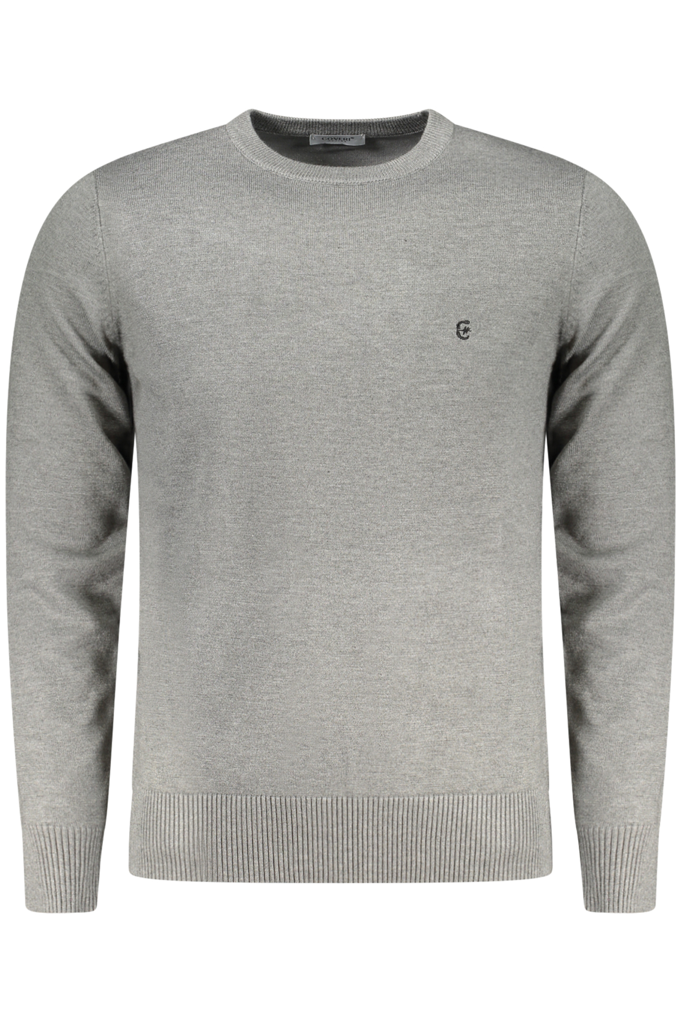 COVERI MOVING MEN'S GREY SWEATER COVERI MOVING