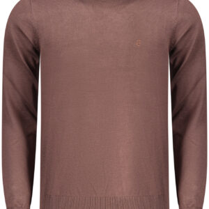COVERI MOVING MEN'S BROWN SWEATER COVERI MOVING