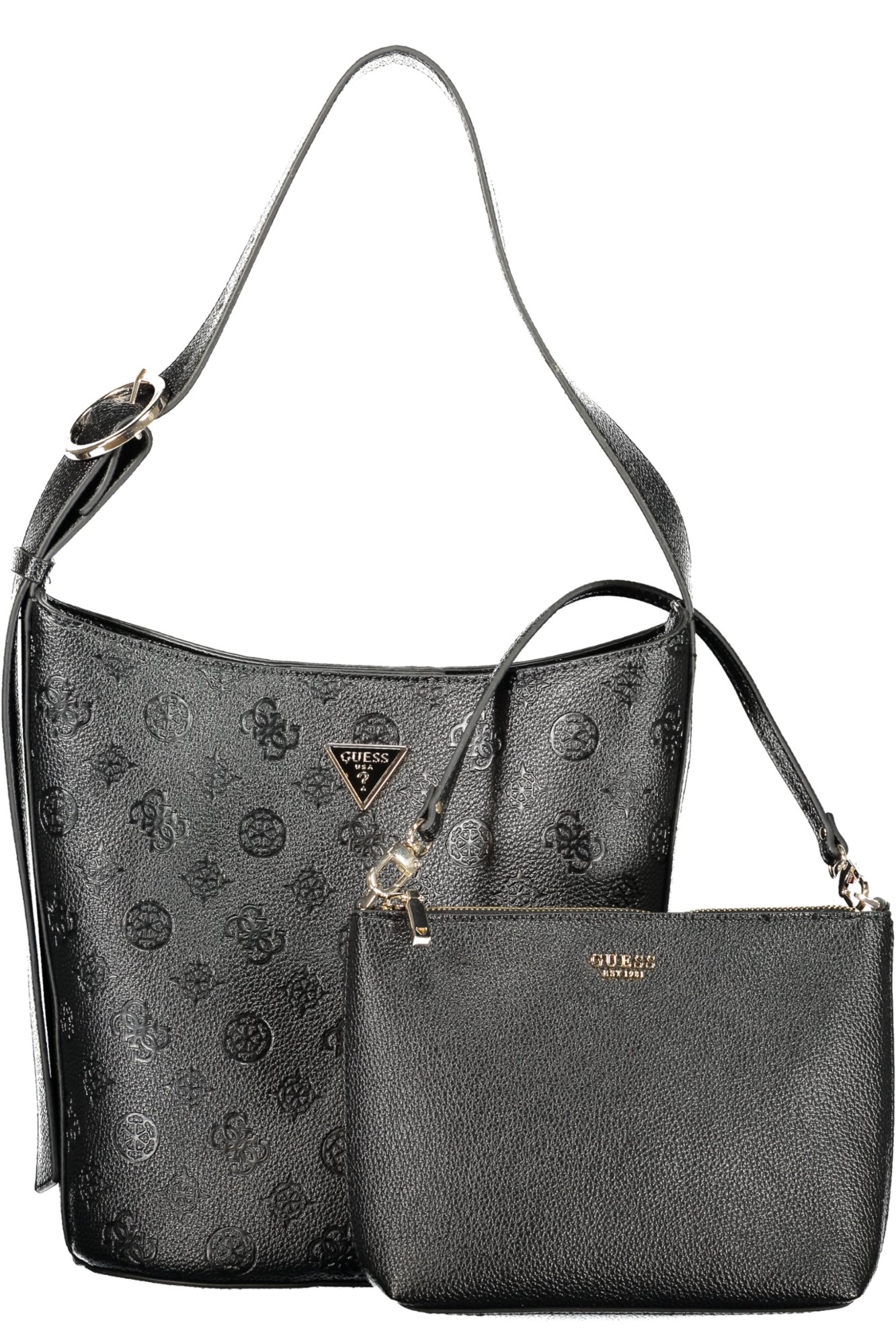 GUESS JEANS WOMEN'S BLACK BAG GUESS JEANS