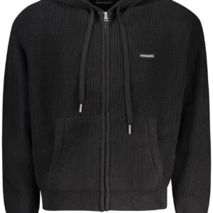 GUESS JEANS MEN'S BLACK CARDIGAN GUESS JEANS