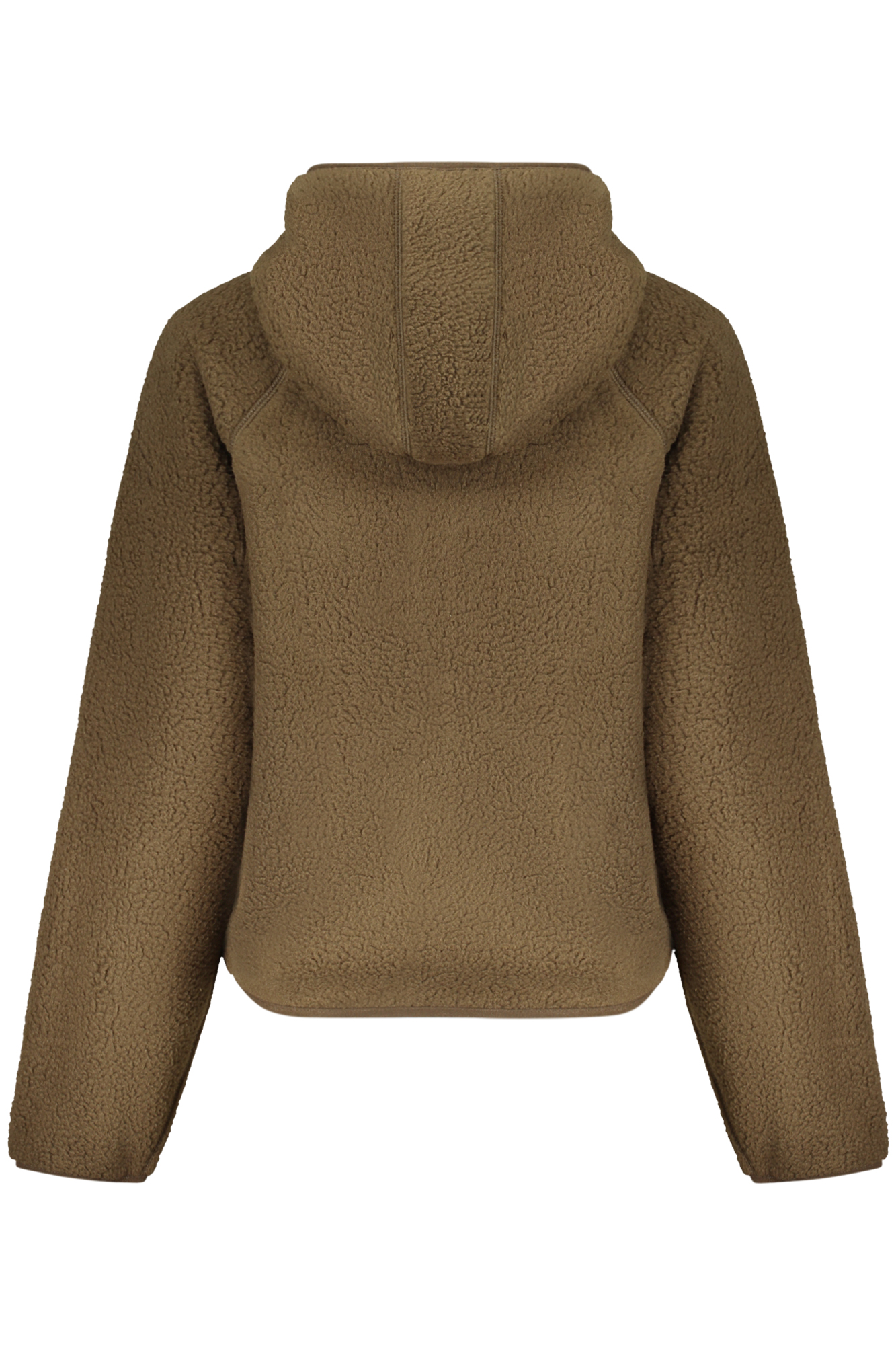 GUESS JEANS WOMEN'S BROWN ZIP-UP SWEATSHIRT - Image 2