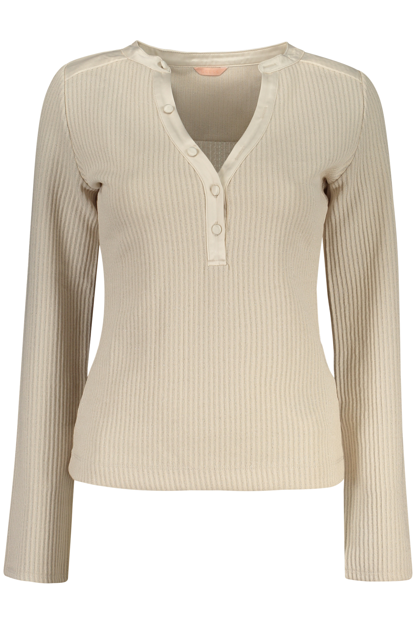 GUESS JEANS WOMEN'S BEIGE SWEATER GUESS JEANS