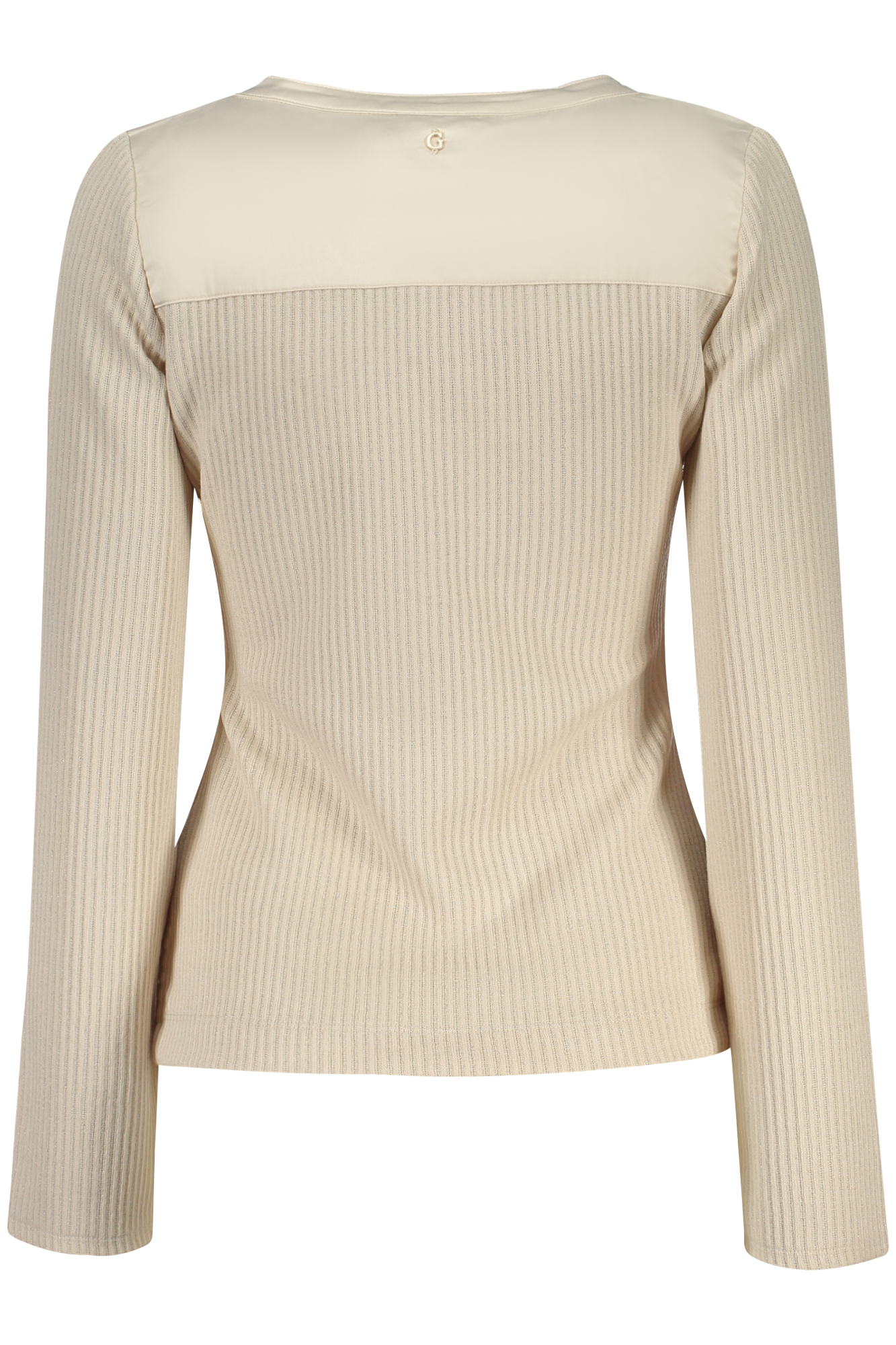 GUESS JEANS WOMEN'S BEIGE SWEATER - Image 2