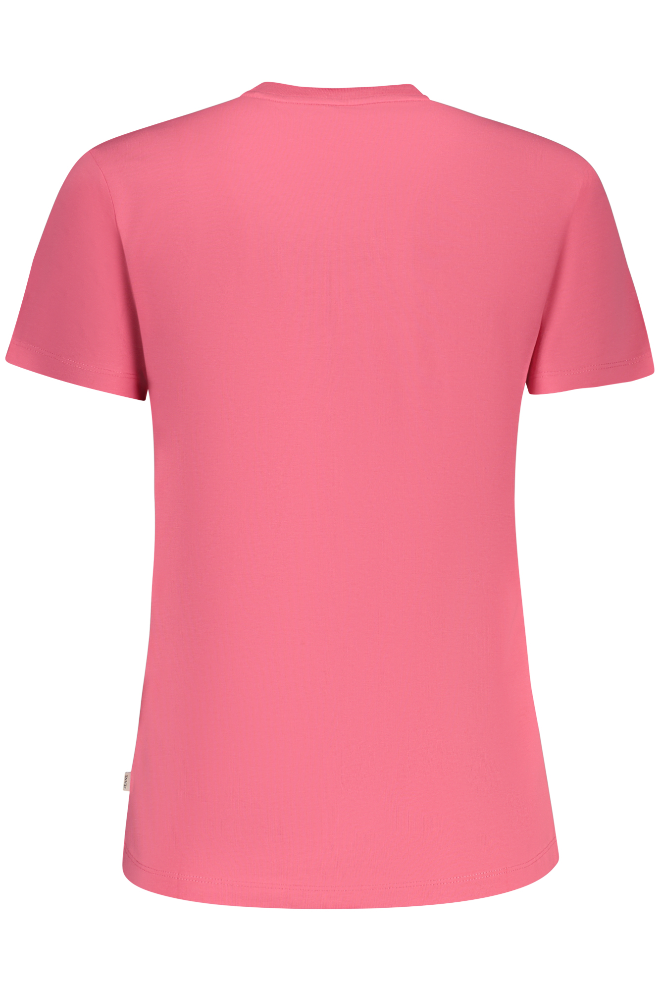 GUESS JEANS WOMEN'S SHORT SLEEVE T-SHIRT PINK - Image 2