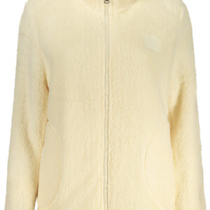 LAURA BIAGIOTTI WOMEN'S BEIGE ZIP-UP SWEATSHIRT LAURA BIAGIOTTI