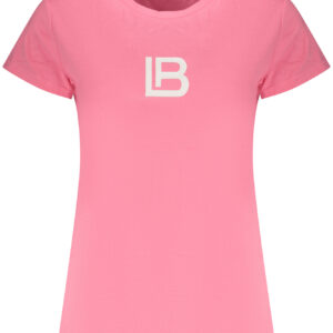 LAURA BIAGIOTTI WOMEN'S PINK EXTERNAL T-SHIRT LAURA BIAGIOTTI