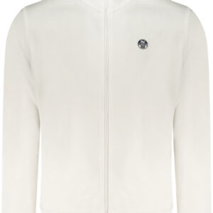 NORTH SAILS MEN'S WHITE ZIP-UP SWEATSHIRT NORTH SAILS
