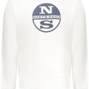 NORTH SAILS MEN'S ZIP-UP SWEATSHIRT WHITE NORTH SAILS