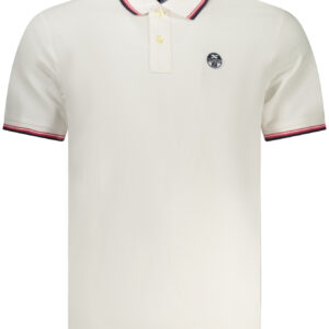 NORTH SAILS MEN'S SHORT-SLEEVE POLO SHIRT WHITE NORTH SAILS