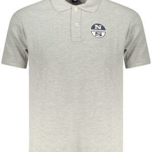 NORTH SAILS MEN'S SHORT SLEEVE POLO GREY NORTH SAILS