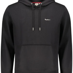 PEPE JEANS MEN'S BLACK ZIP-UP SWEATSHIRT PEPE JEANS