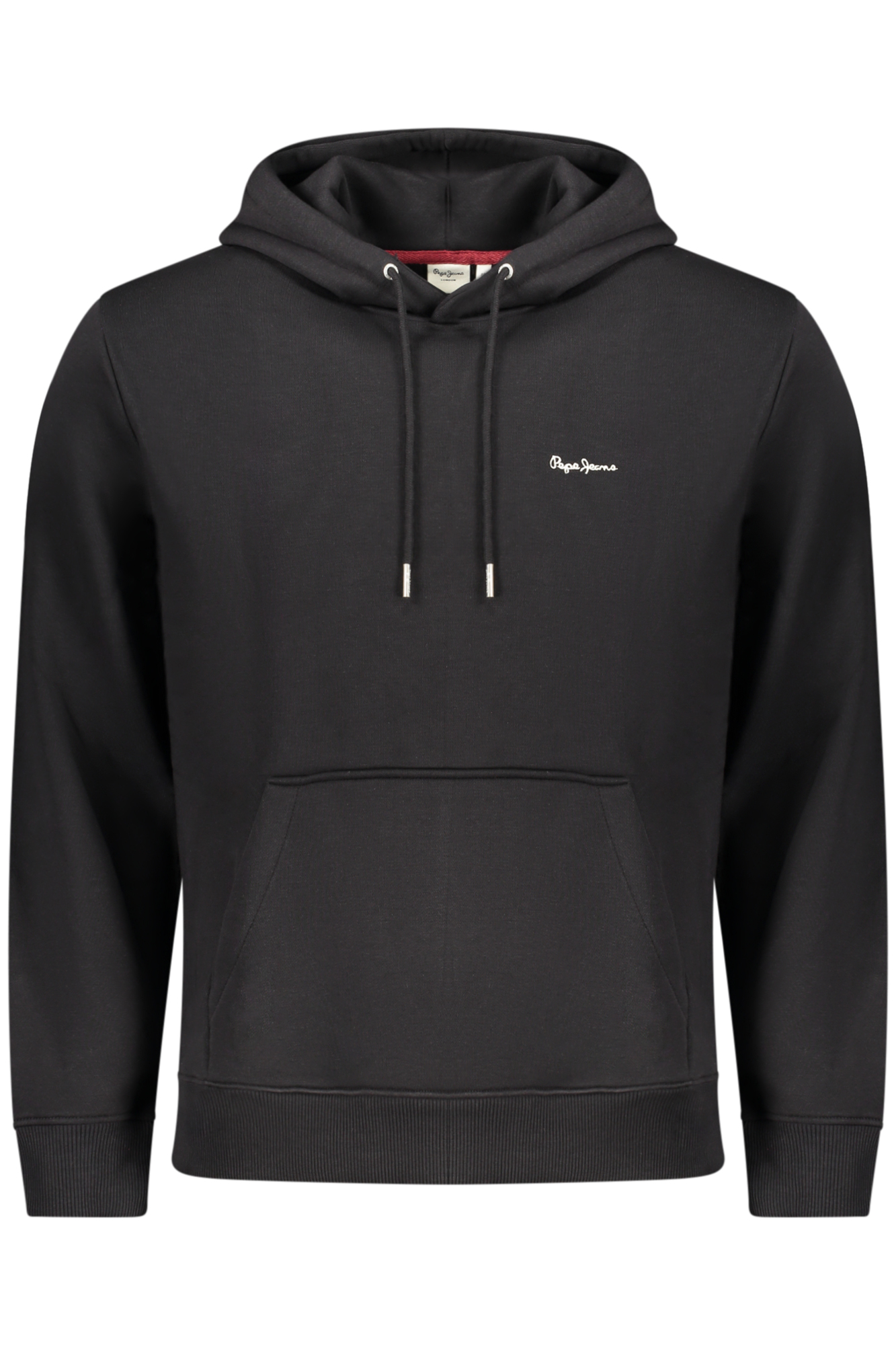 PEPE JEANS MEN'S BLACK ZIP-UP SWEATSHIRT PEPE JEANS