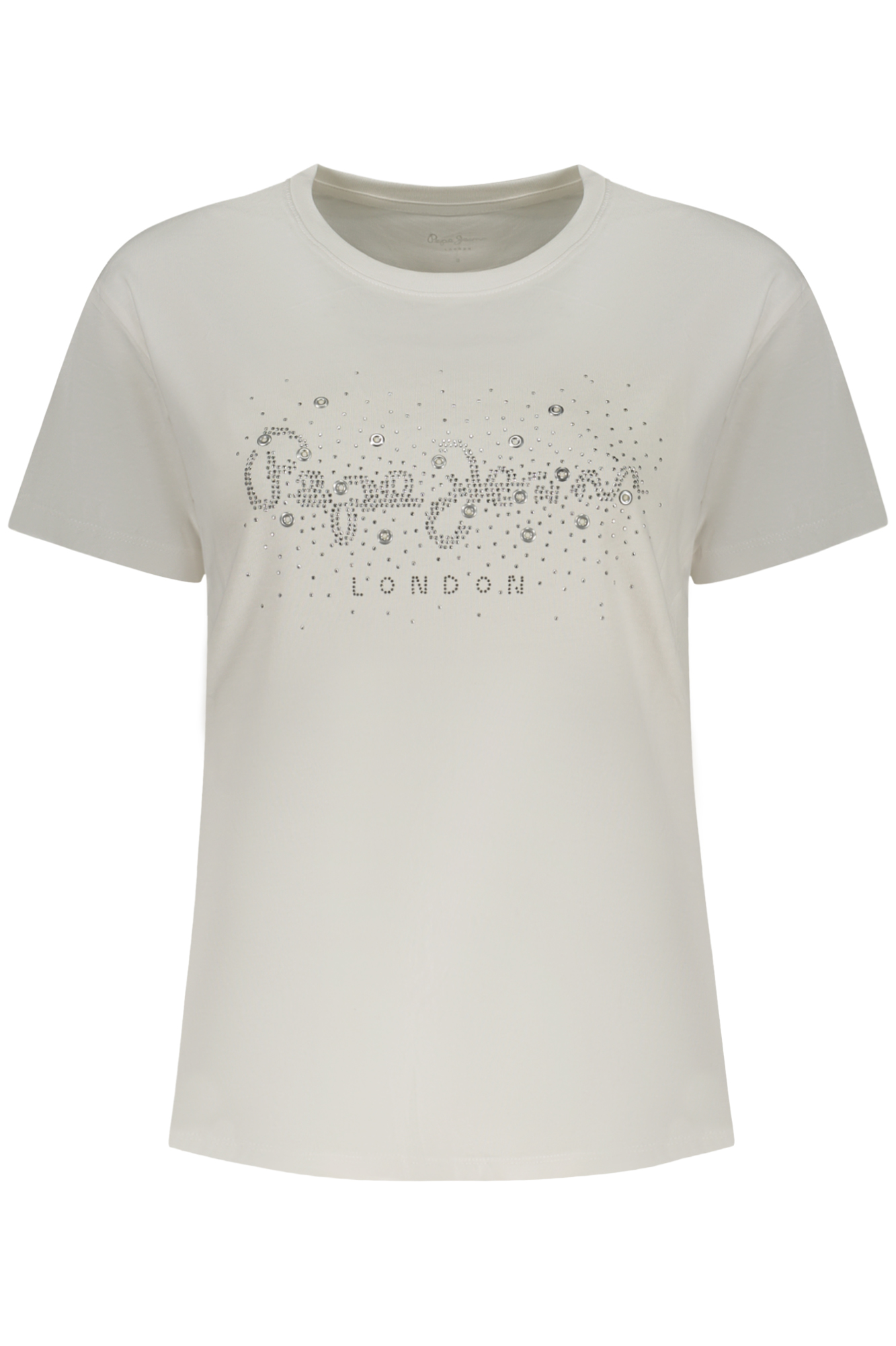 PEPE JEANS WOMEN'S SHORT-SLEEVE T-SHIRT WHITE PEPE JEANS